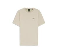 BOSS T-Shirt aus Stretch-Baumwolle mit Logo-Detail - Style Tee, 50506373 Hellbeige XXXL
