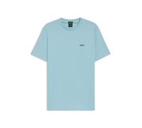 BOSS T-Shirt aus Stretch-Baumwolle mit Logo-Detail - Style Tee, 50506373 Hellblau XXL