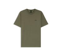 BOSS T-Shirt aus Stretch-Baumwolle mit Logo-Detail - Style Tee, 50506373 Olive XXL