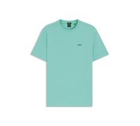 BOSS T-Shirt aus Stretch-Baumwolle mit Logo-Detail - Style Tee, 50506373 Türkis XL