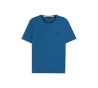 BOSS T-Shirt aus Stretch-Baumwolle mit Logo-Stickerei - Style Mix&Match T-Shirt R, 50515312 Blau XL