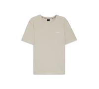 BOSS T-Shirt aus Stretch-Baumwolle mit Logo-Stickerei - Style Mix&Match T-Shirt R, 50515312 Hellgrau XXXL