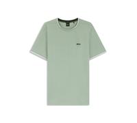BOSS T-Shirt aus Stretch-Baumwolle mit Streifen und Logo - Style Taul, 50521245 Hellgrün L