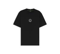 BOSS T-Shirt aus Stretch-Baumwolle mit Tennis-Artwork - Style TS_Boss Open, 50560293 Schwarz XXL