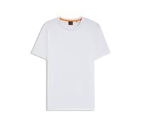 BOSS T-Shirt aus strukturierter Baumwolle mit Logo-Detail - Style Tegood, 50508243 Weiß XXXL
