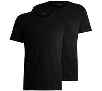 Boss - T-Shirt für Herren, leger (2er-Pack) (Schwarz)