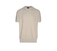BOSS Black T-Shirt Herren Slim Fit Kurzarm beige, M