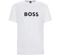 BOSS T Shirt RN Weiß Baumwolle Medium Herren