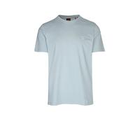 Hugo Boss T-Shirt TALES 50508584, Baumwoll-Jersey mit Logo-Patch, Hellgrau L
