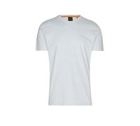 BOSS T-Shirt aus Baumwoll-Jersey mit Logo-Aufnäher - Style Tales, 50508584 Hellgrau XL