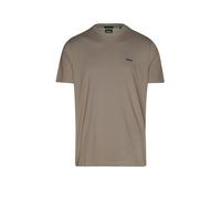 Rundhalsshirt BOSS GREEN "Tee", Damen, Gr. 3XL, light, pastel grün336, Single Jersey, Obermaterial: 95% Baumwolle, 5% Elasthan, regular fit hüftlang, Rundhals, eng eingefasste Kante, Shirts Rundhalssh