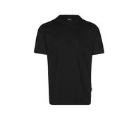 BOSS T-Shirt aus Baumwoll-Mix mit kreisförmiger Jacquard-Struktur - Style Tiburt 240, 50452680 Schwarz XL