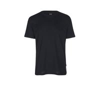 BOSS T-Shirt aus Baumwoll-Mix mit kreisförmiger Jacquard-Struktur - Style Tiburt 240, 50452680 Dunkelblau S