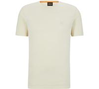 BOSS Orange T-Shirt Tales – Regular Fit aus reiner Baumwolle – Ecru Größe M