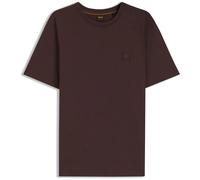 BOSS T-Shirt aus Baumwoll-Jersey mit Logo-Patch - Style Tales, 50508584 Dunkelbraun S