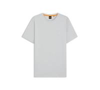 BOSS T-Shirt aus Baumwoll-Jersey mit Logo-Aufnäher - Style Tales, 50508584 Hellgrau XXXL