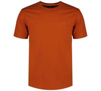 Hugo Boss T‑Shirt Tales Damen Orange Gr. L – 100% Baumwolle, Rundhals, BOSS‑Stickerei