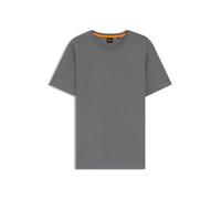 BOSS T-Shirt aus Baumwoll-Jersey mit Logo-Aufnäher - Style Tales, 50508584 Grau L