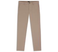 BOSS Tapered-Fit Chino aus elastischem Baumwoll-Satin - Style Chino_tapered, 50510917 Beige 35/32