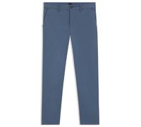 BOSS Tapered-Fit Chino aus elastischem Baumwoll-Satin - Style Chino_tapered, 50510917 Blau 30/34