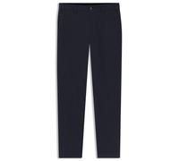 Chinohose BOSS ORANGE "tapered", Herren, Gr. 30, Länge 34, blau (404_schwarz_blau), Web, Obermaterial: 97% Baumwolle, 3% Elasthan, unifarben, gerade, unten schmal lang, Hosen Chinohose, mit BOSS Logo 