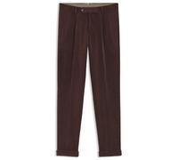 BOSS Tapered-Fit Cord-Hose aus Baumwoll-Mix - Style L-Peet-Pleat-252, 50572597 Dunkelbraun 44