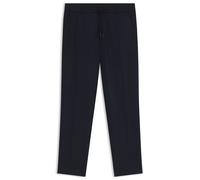 BOSS Tapered-Fit Hose aus gebürstetem Stretch-Flanell - Style P-Perin-J-RDS-WG-254, 50551542 Dunkelblau 50