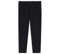 BOSS Tapered-Fit Hose aus italienischem Gewebe mit dezentem Muster - Style C-Perin-PL-263, 50572157 Dunkelblau 110