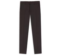 BOSS Tapered-Fit-Hose aus Leinenmischung - Style P-Perin-RDS-WG-262, 50561973 Dunkelbraun 52