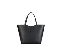 BOSS Tote Bag aus genarbtem Leder mit Double-B-Monogramm - Style Anett New BIG Tote, 50563158 Schwarz ONESI