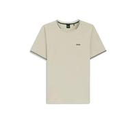 T-Shirt BOSS GREEN "Taul", Herren, Gr. XL, light beige275, Single Jersey, Obermaterial: 92% Baumwolle, 8% Elasthan, regular fit normal, Rundhals, Rippbündchen, Shirts T-Shirt, aus softem Stretch-Baumw