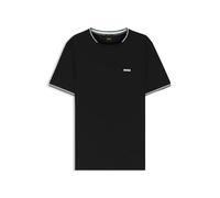 BOSS T-Shirt Taul Herren – Regular Fit, 92% Baumwolle/8% Elasthan, Rundhals – Schwarz XXL