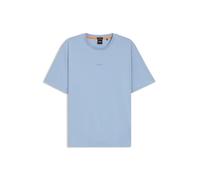 BOSS Relaxed-Fit T-Shirt aus Stretch-Baumwolle mit Logo-Print - Style TChup, 50473278 Hellblau S
