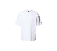 T-Shirt BOSS ORANGE "Te Dye", Herren, Gr. M, weiß (weiß100), Single Jersey, Obermaterial: 100% Baumwolle, casual, relaxed fit, Rundhals, Kurzarm eingesetzt,weit eingefasste Kante, Shirts, mit Rundhals