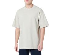 T-Shirt mit Label-Stitching M men Beige
