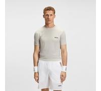 BOSS Active Slim-Fit T-Shirt aus Stretch-Jersey mit feuchtigkeitsableitenden Eigenschaften - Style Tee Check TOC, 50543330 Hellbeige XL