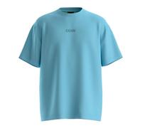 BOSS Green Regular Fit T-Shirt aus reiner Baumwolle Modell 'TEE 10' in Hellblau, Größe L