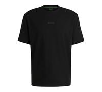 T-Shirt BOSS GREEN "Tee", Herren, Gr. XXXL, schwarz (schwarz001), Single Jersey, Obermaterial: 100% Baumwolle, unifarben, casual, oversize normal, Rundhals, Kurzarm eingesetzt normaler Saum, Shirts, m