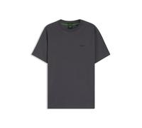 BOSS T-Shirt aus Stretch-Baumwolle mit Logo-Detail - Style Tee, 50506373 Dunkelgrau XXXL