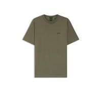 BOSS T-Shirt aus Stretch-Baumwolle mit Logo-Detail - Style Tee, 50506373 Olive L