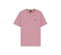 BOSS Green Regular Fit T-Shirt aus Baumwoll-Mix in Mauve, Größe XXL