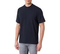 BOSS Relaxed-Fit T-Shirt aus Stretch-Baumwolle mit Logo am Kragen - Style Tee Collar Zone, 50551139 Dunkelblau XS