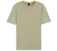 BOSS Orange T-Shirt Herren Kurzarm Rundhals Baumwolle grün, L