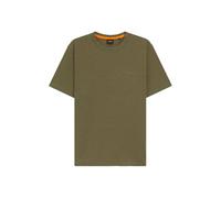 BOSS Orange Regular Fit T-Shirt aus reiner Baumwolle Modell 'TEGOOD' in Khaki, Größe S