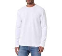 BOSS Orange Regular Fit Langarmshirt mit Waffelstruktur Modell 'TEMPESTO' in Weiss, Größe XXL