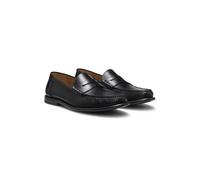 BOSS Mokassins aus Leder mit Pennyloafer-Besatz - Style Tevan_Mocc_bope, 50568747 Dunkelbraun 42