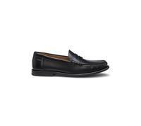BOSS Mokassins aus Leder mit Pennyloafer-Besatz - Style Tevan_Mocc_bope, 50568747 Schwarz 43
