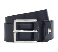 BOSS Black Gürtel Herren Glattleder blau, 90 CM (32 INCH)