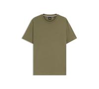 BOSS T-Shirt aus Baumwoll-Jersey mit Logo-Detail - Style Thompson 01, 50468347 Olive XL