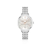 BOSS THREEHAND Silberfarbene Uhr mit kristallbesetztem Zifferblatt - Style SYMPHONY LE, HB1502781 Silber ONESI